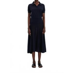 NEW ARCH4 CASHMERE aldwich lightweight polo in navy